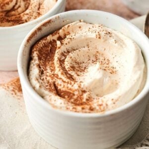 Cheesecake Mousse carnivore dessert in a cup