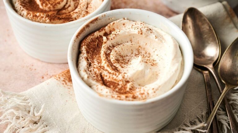 Cheesecake Mousse carnivore dessert in a cup