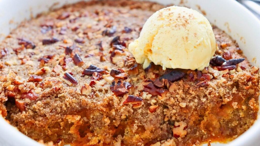 Clean Pumpkin Dump Cake 2