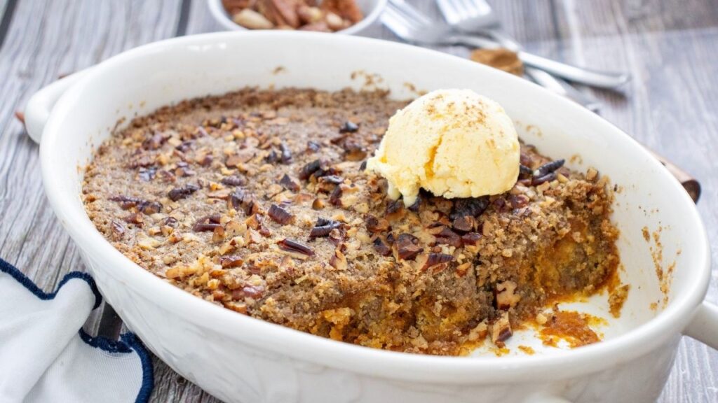 Clean Pumpkin Dump Cake 3