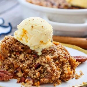 Clean Pumpkin Dump Cake