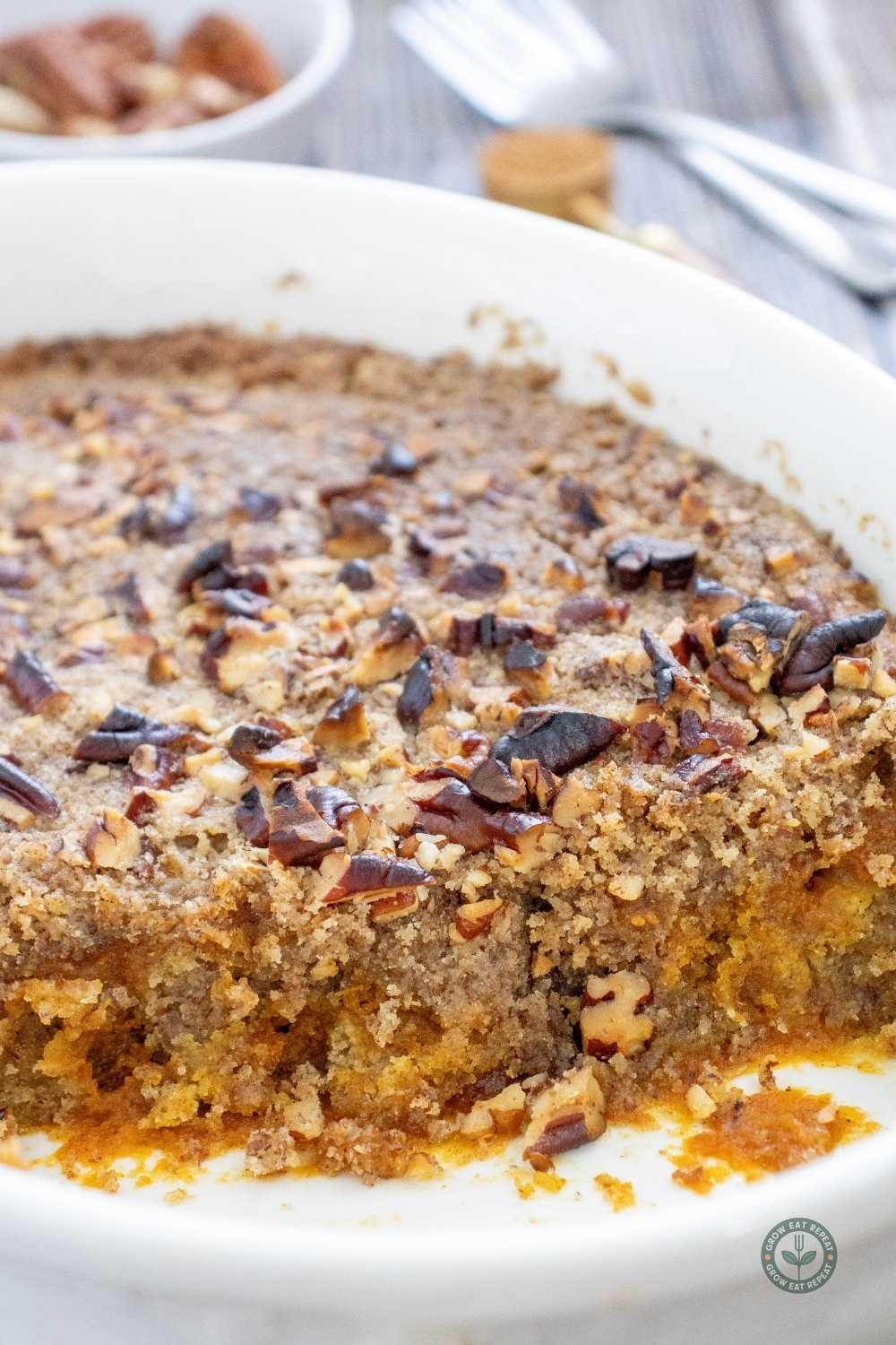 Clean Pumpkin Dump Cake 7