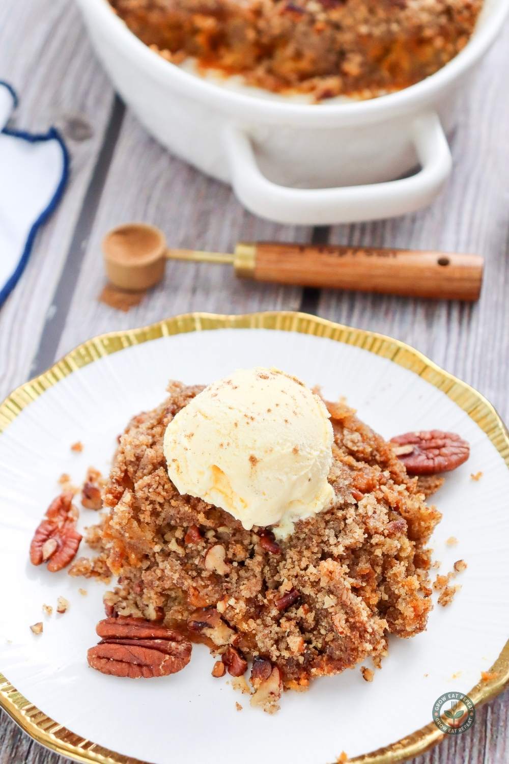 Clean Pumpkin Dump Cake 9
