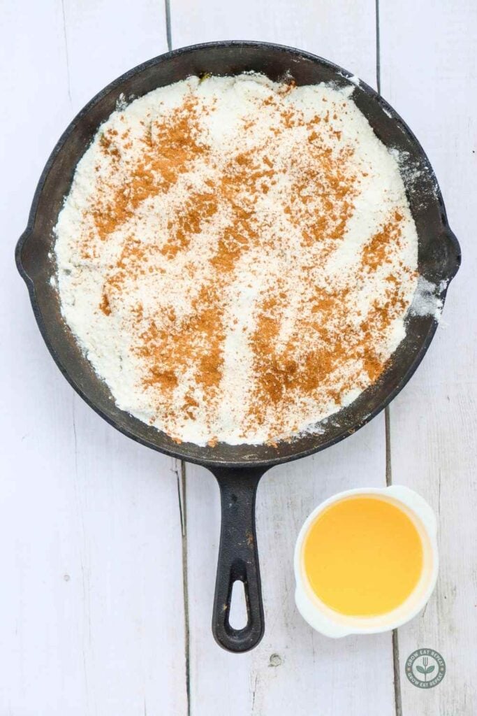 Skillet Peach Dump Cake 13