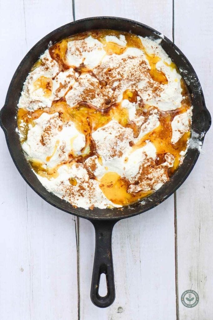Skillet Peach Dump Cake 14