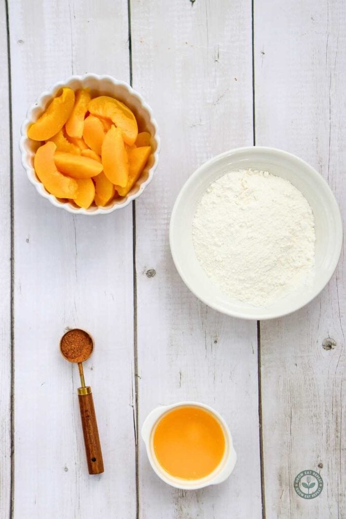 Skillet Peach Dump Cake 9